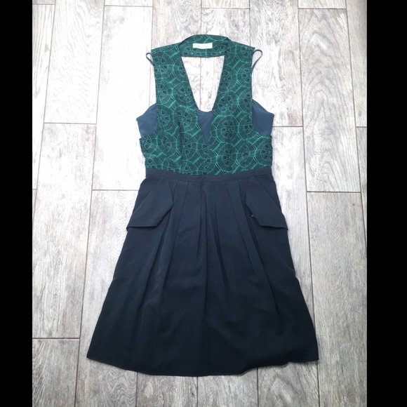 Geren Ford Dresses & Skirts - Geren Ford Silk Teal tank dress 6