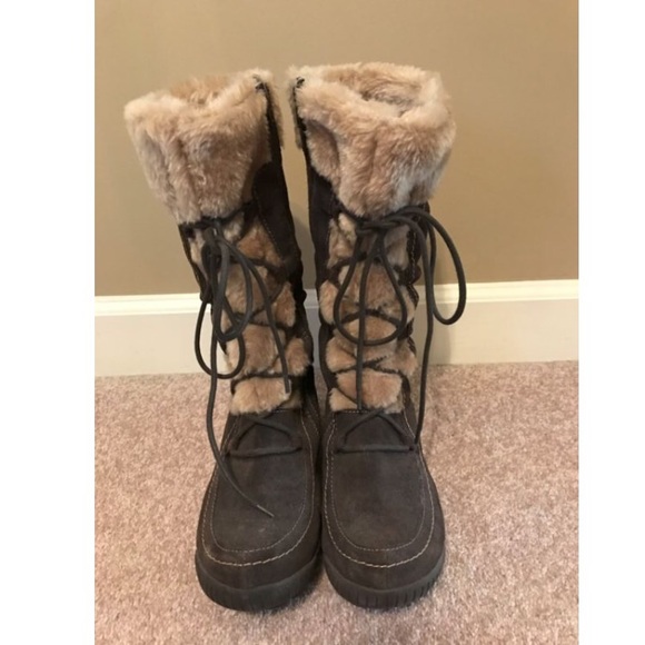 Bass snow boots with fur