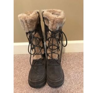 Bass snow boots with fur
