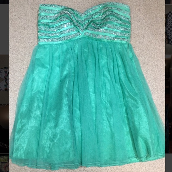 Sequein Hearts Formal Dress