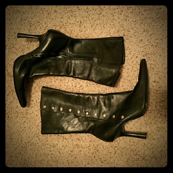 Silver studded Boots