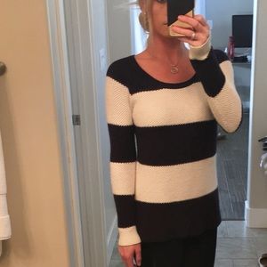 Splendid Navy Striped Sweater Splendid Navy Striped Sweater