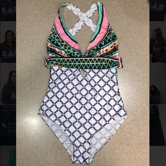 One piece bathing suit