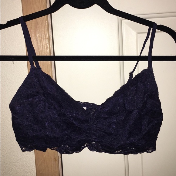 Navy Lace Bralet