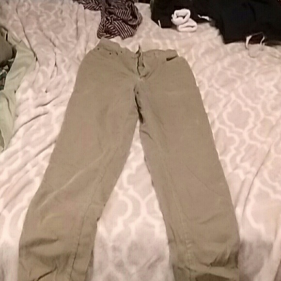 Tan corduroy pants