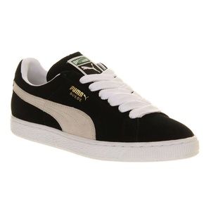 Black & White Suede Puma Classics