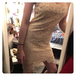 Free people cream lace dress😚