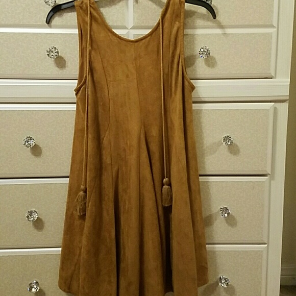 Suede dress