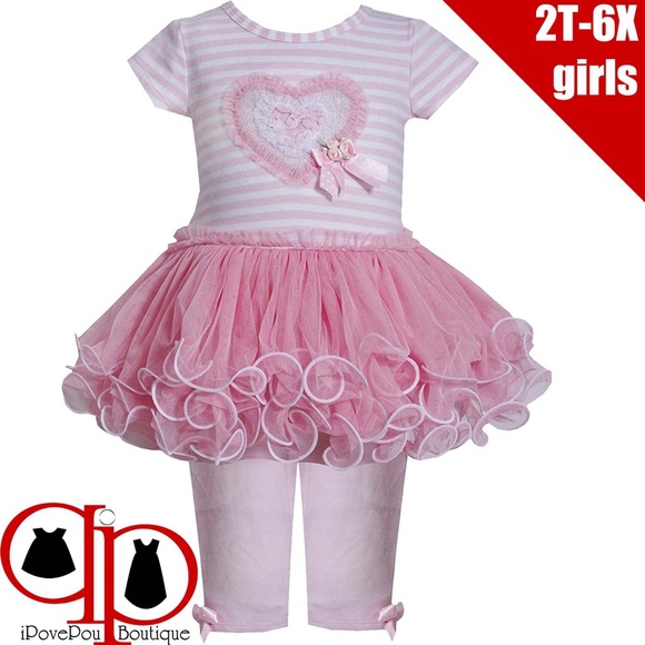 Bonnie Jean Girls Christmas Holiday Snowman Dress and Legging Set 12M-6X