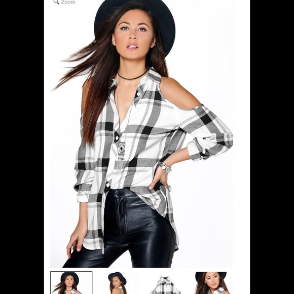 Trendy Cold Shoulder Blouse!