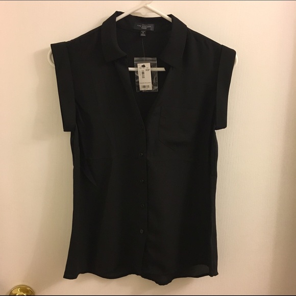 NWT The Limited Ashton Collared Top XSP