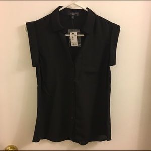 NWT The Limited Ashton Collared Top XSP