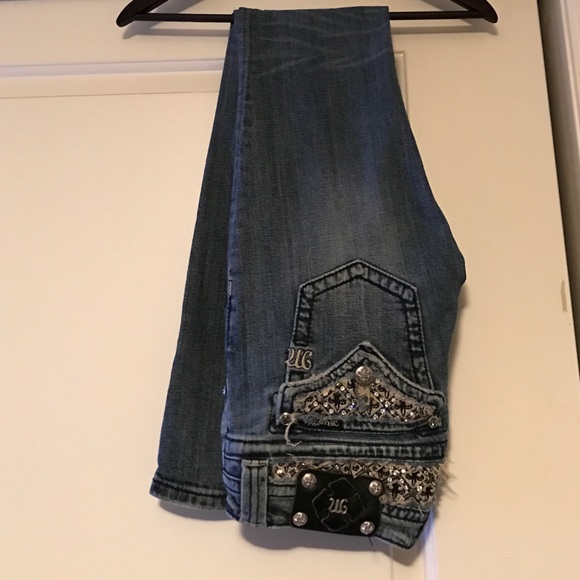 Miss Me Sparkle Pocket Jeans, 27