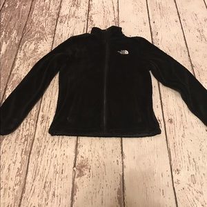 Black Furry North Face