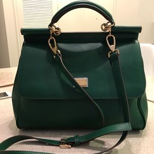 Dolce Gabbana green bag. Used twice. 400$