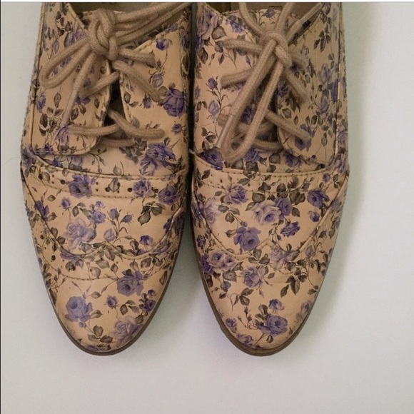 Floral Oxfords