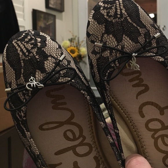 Sam Edelman Shoes - NWOT Sam Edelman Floral Lace "Felicia" Flats