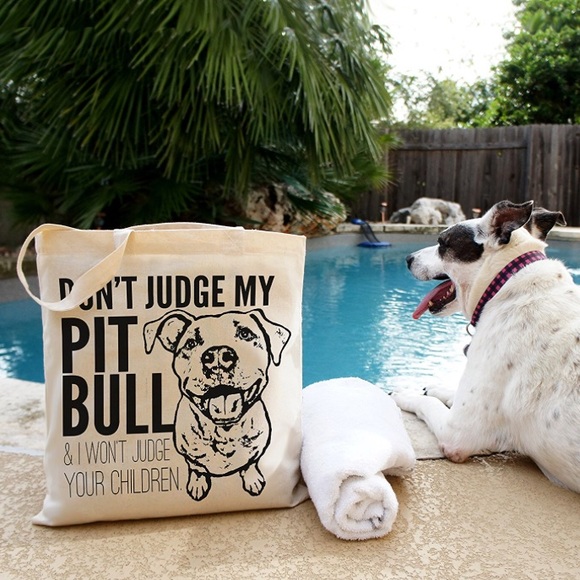 Rescue Dog Hand Painted Totes - Picture 2 of 2