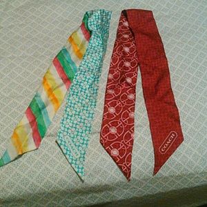 Two Coach scarves