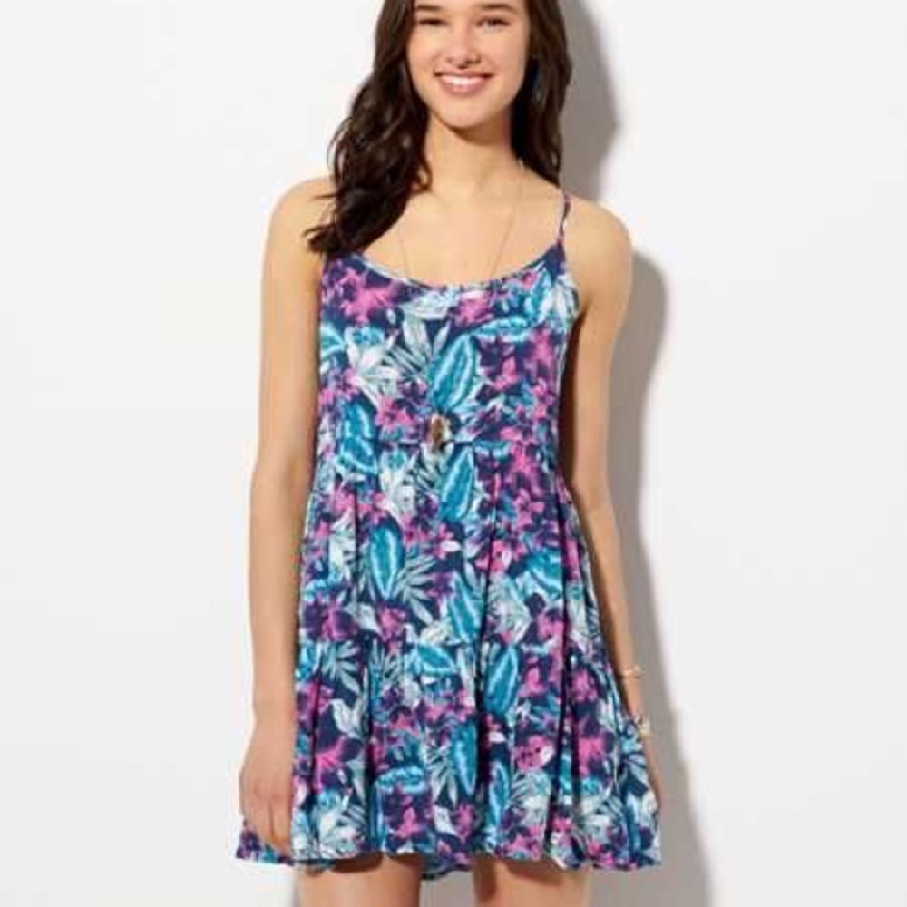 Tropical Babydoll Dress