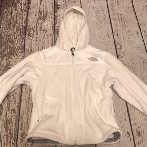 White Hooded North Face