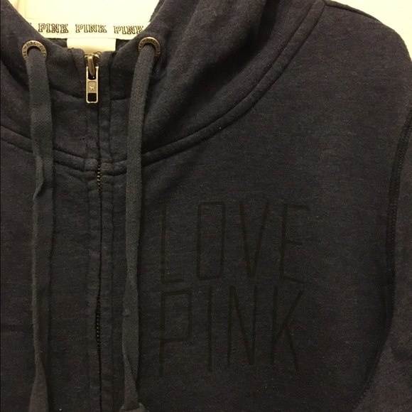 VS PINK Funnel Neck Full Zip Hoodie