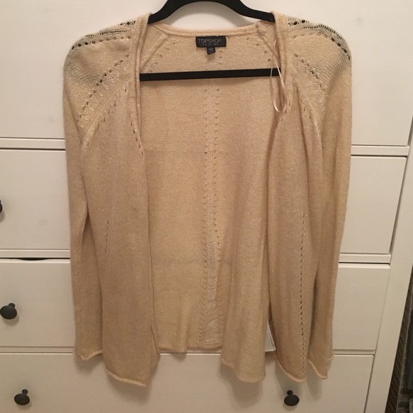 Topshop Cream Cardigan