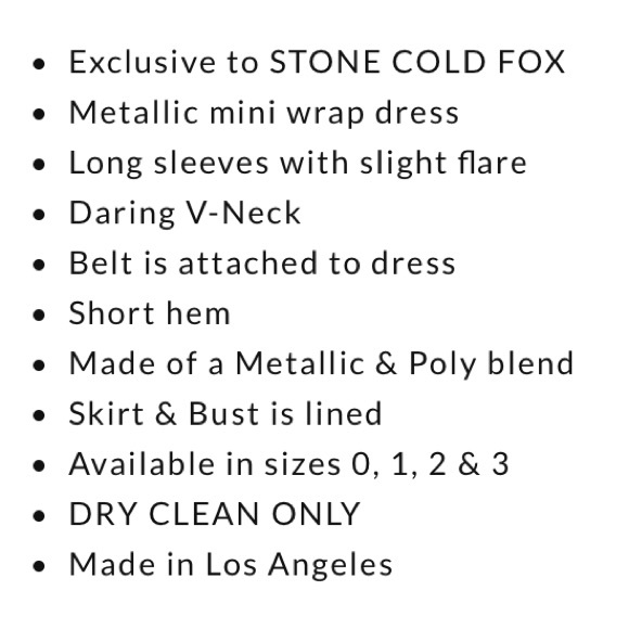 Flash sale! Stone cold fox dress - Picture 7 of 7