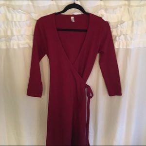American Apparel Wrap dress