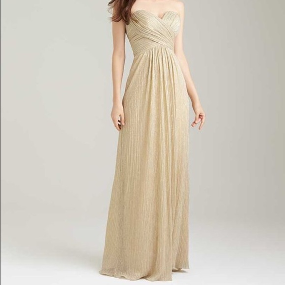 Gold Allure Bridesmaid Dress