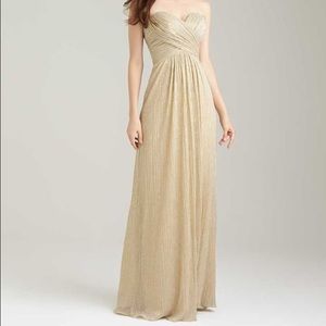 Gold Allure Bridesmaid Dress
