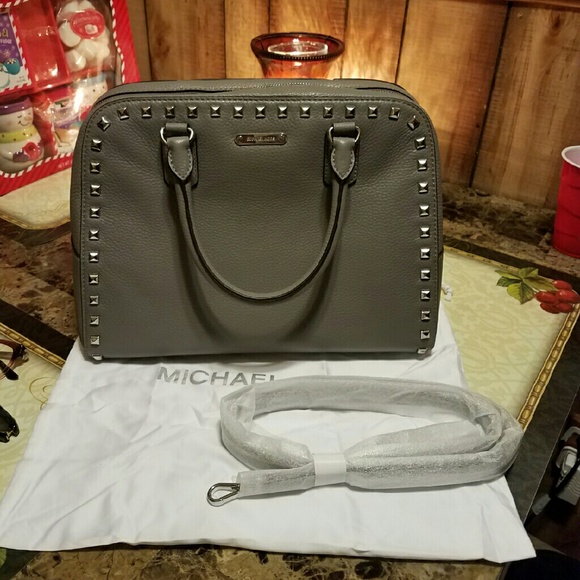 SOLD Authentic MK SANDRINE STUDDED BAG