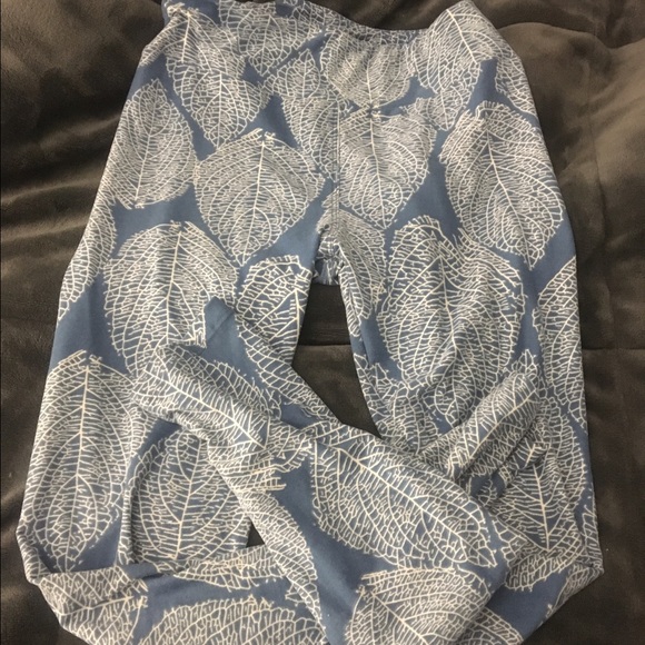 Lularoe leaf os leggings euc