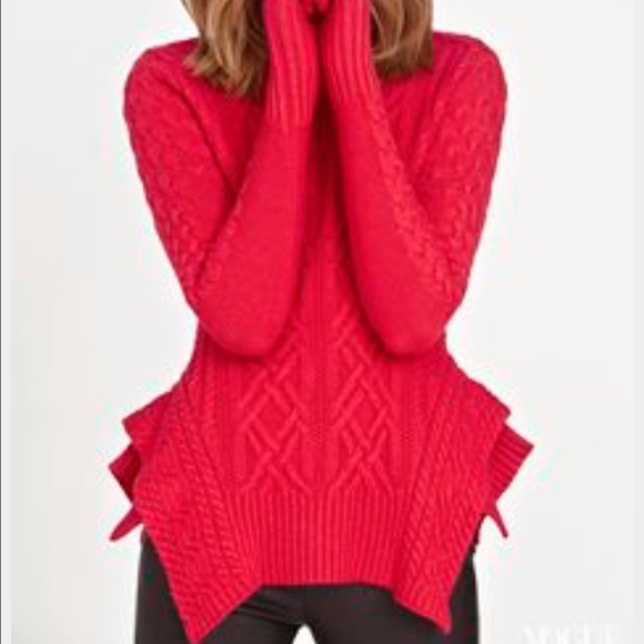 BCBGMaxAzria Red Sweater
