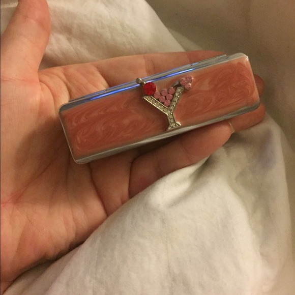 Martini Glass Mirror Lipstick Case
