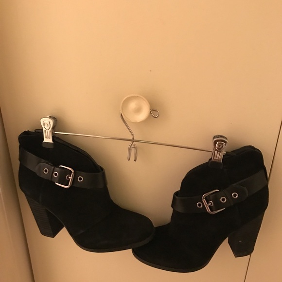 Suede ankle boots! 2.5 inches