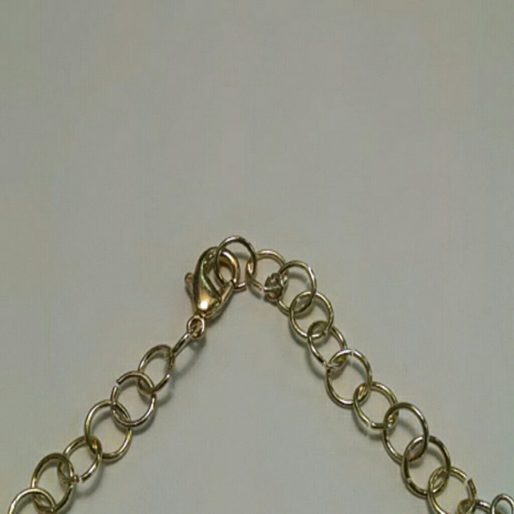 Blue Crystals with Gold Bracelet - Picture 3 of 3