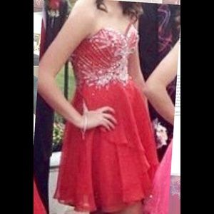 Red Homecoming/Cocktail dress, size 4!