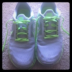 NIKE FREE RUN 3 - gray and bright green !