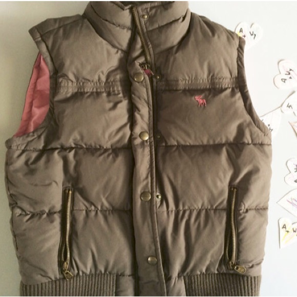 Vintage Abercrombie puffer vest size XL girl