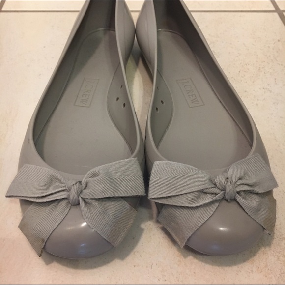 J Crew rubber ballet flat