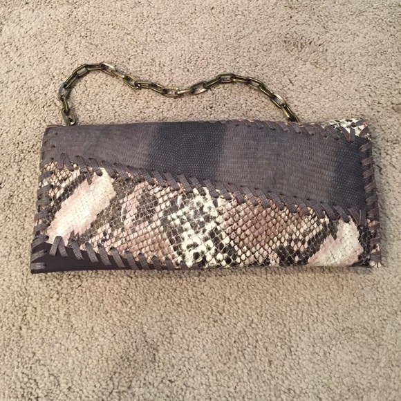 Faux Python Clutch - Picture 4 of 4