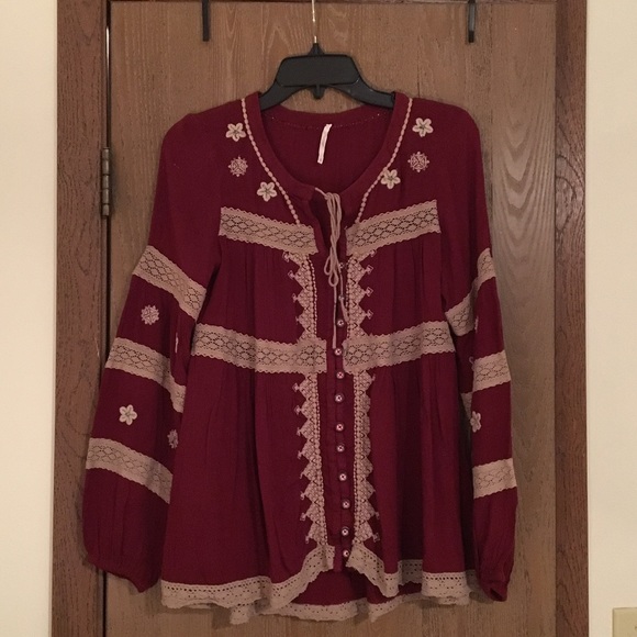 Free People Peasant Blouse