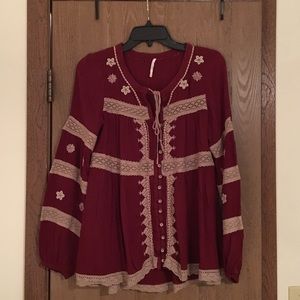 Free People Peasant Blouse