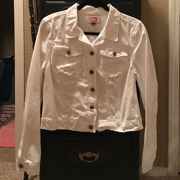 White denim jacket