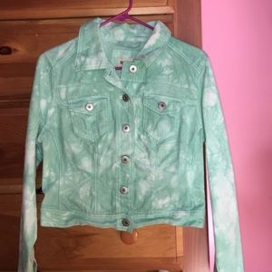 NWT DENIM JACKET (Tie-Dye)