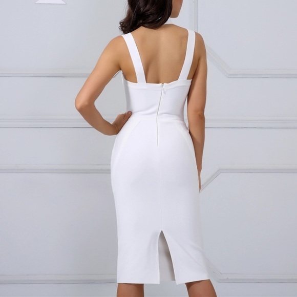 Black bandage bodycon evening party dress - Picture 6 of 6