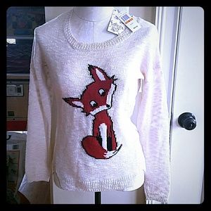 💲SALE💲NWT cute fox sweater