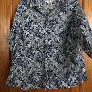 Floral Button Down Top