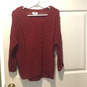 Red sweater
